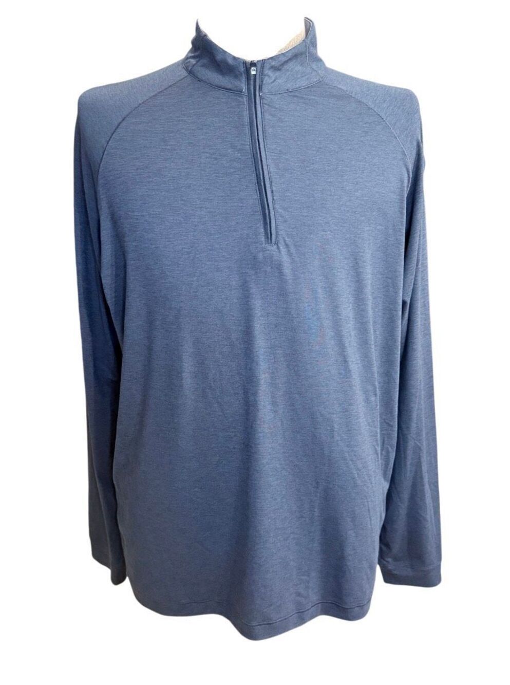 johnnie-O Freeborne Prep-Formance Quarter Zip Pullover Large Blue
